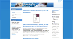Desktop Screenshot of ich-lerne-sap.de